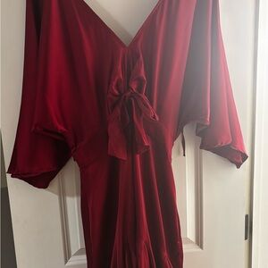 Aakaa Deep Red Dress